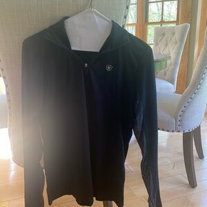 Size S - navy blue ariat sun shirt